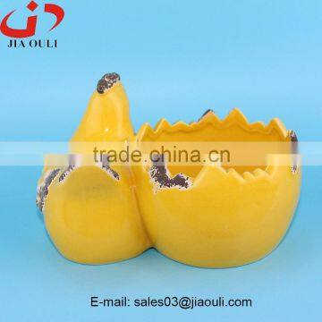 EASTER Decoration Outdoor Animal Flower Planter, Chicken Planter photo-3