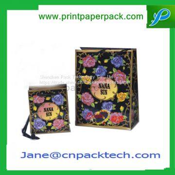 Custom Gift Cardboard Packing Fashion Kraft Paper Bags Promotional Carrier Candy Chocolate Bag photo-4