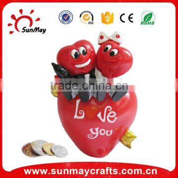 Polyresin Valentine Gift Money Box photo-3