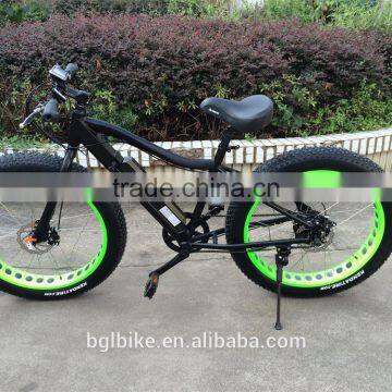 26inch fat tyre electric bike with hidden battery powered electric fat tyre bike 350W