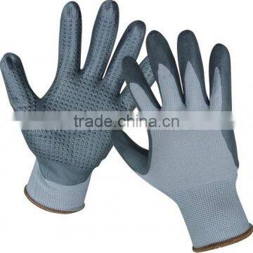 Super nitrile sandy fininsh gloves cut resistance gloves