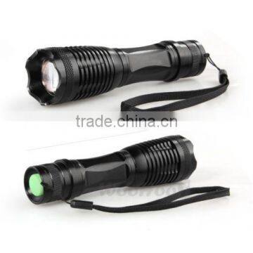 UniqueFire extension tube cree telescopic led bulb flashlight