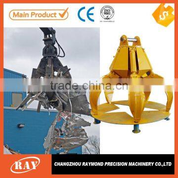 four rope logging machine hydraulic orange peel grab