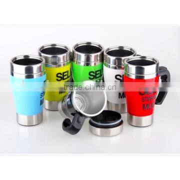 Fashionable and Practical Self Stirring Mugs With Batteries Stainless Steel Coffee Mug LS Eplus photo-2