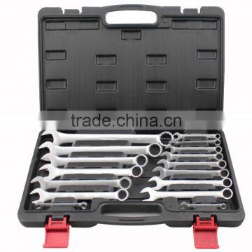 LB-450 14pcs wrench set hand tool set tool kit in aluminium trolley