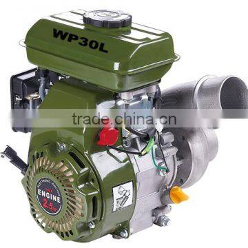 3 inch low pressure gasoline pump with big flow and displacement,2.5hp WP30L