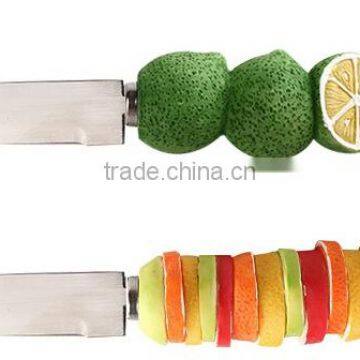 2015 Stainless Steel Fruit Shaped Handle Knife With pp Handle photo-4