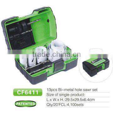 Hole Cutting 13pcs Carbon Steel Hole Saw for Drilling photo-2