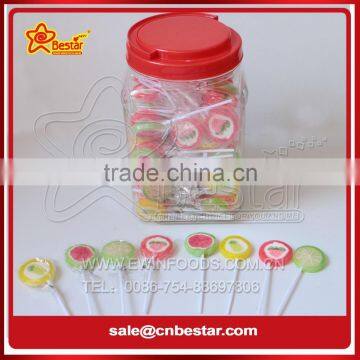 Flat Mix Fruit Lollipop/ Handmade lollipop