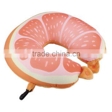 Fruit U Shaped Pillow Cushion Nanoparticles Neck Pillow Car Travel Pillow photo-3