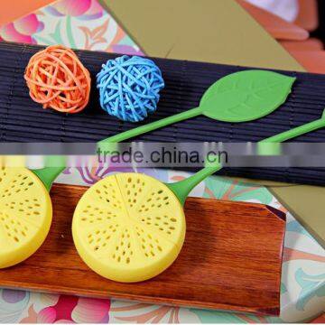 Food Grade Silicone Leaf Handle Lemon Tea Leaf Infuser For Loose Leaf Detox Tea/Weight Loss Tea/Slimming Tea photo-4