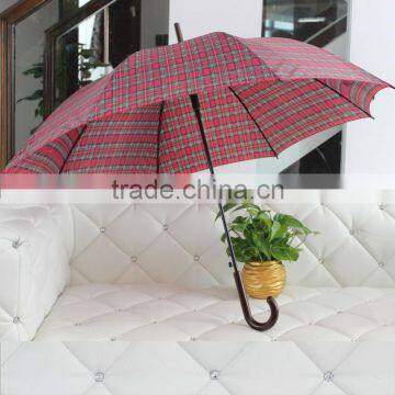 Cheap Red Straight Umbrella