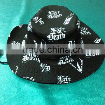 High Quality Custom Bucket Hat With String and Stopper,digital Print LOGO Hat photo-2