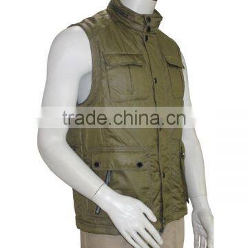 Wholesale Men's Fitted Winter Down Vest Casual Jackets Coats