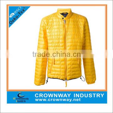 New style Yellow warm winter jacket for men