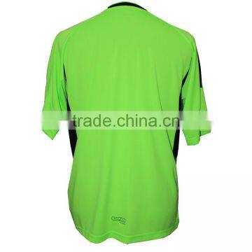 Hot Sale Fashionable Black Green Soccer Jersey