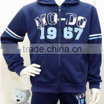 Sports Suits Man Sets Spun Kintted Polyester Men Sportswear Set photo-3