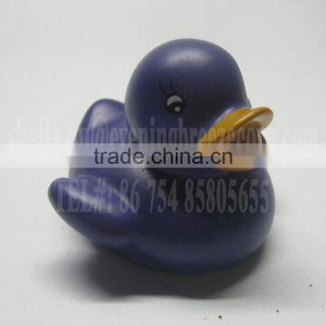 mini purple duck,small floating purple rubber duck, baby purple bath duck toy