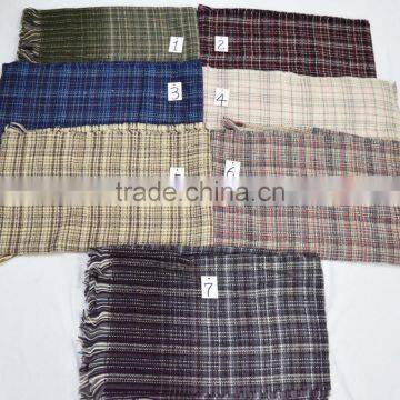 2017 Winter the Large High Quality Lady Soft 100%viscose Plaid Shawl photo-3