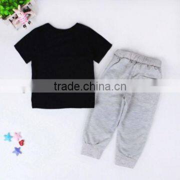 2pcs Kids Baby Boy T-shirt Tops+Long Pants Trousers Outfits Clothing Set photo-3