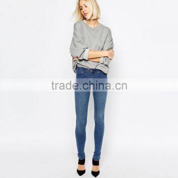 skinny tight custom design hot sale jeans for women denim