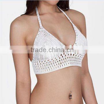 fashion best selling european ladies cotton handmade bikini