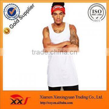 top selling products long tank top wholesale singlets blank white singlets for mens