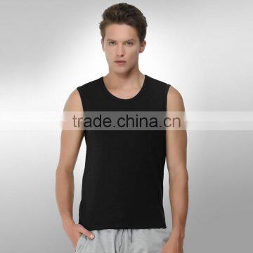 Hot custom summer plain colour mens wholesale blank tank tops in china