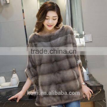 PC-272 2017 New Design Fashionable Pure Colour Woman Real Mini Fur Winter Jacket Lady Sweater With Long Sleeves Factory Supply photo-6
