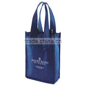 2 Bottle Wine Tote Bag - Fits 2 Wine Bottles, Features 20" Handles and Comes With Your Logo. photo-4