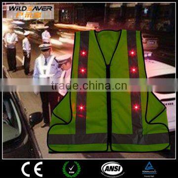 Reflective Tepe hi Vis Red Visible Photographer LED Vest Jacket photo-4