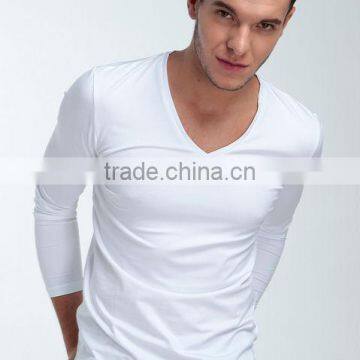 Fashionable and simple white tshirt wholesale