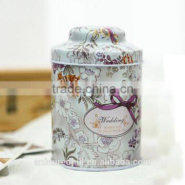 2017 Factory Custom Printed Round Tea Tin Box photo-2