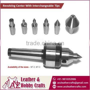 Live/Revolving Center With Interchangeable Tips at Best Selling Price