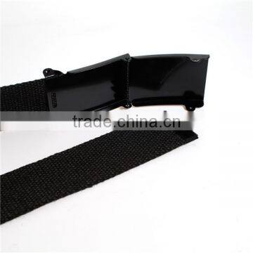 High Quality Black Waistband Canvas Belt photo-2