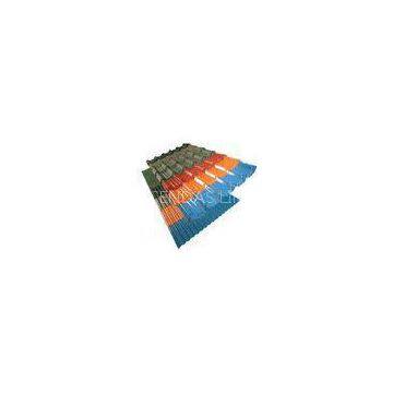 Waterproof Painted Corrugated Steel Roofing Sheets Panel / Color Coated Metal Roof