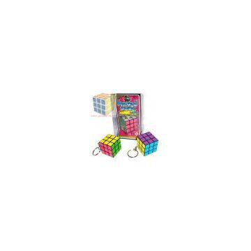 keychain cube (3row 3x3x3cm)plastic cube4