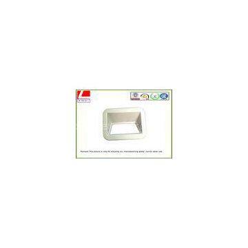 Custom Metal Parts White Powder Coating CNC Machining Aluminum Cover