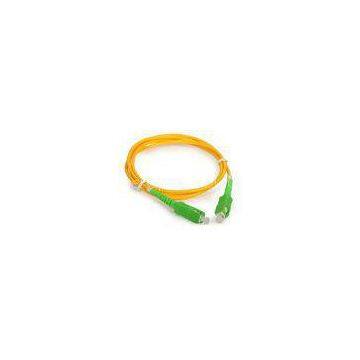 CATV Network SC APC Fiber Optic Patch Cord with PVC or LSZH Jacket , High Return Loss