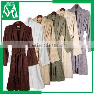 soft cotton flannel bathrobe unisex wholesale