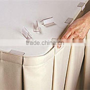 party polyester table skirt event table skirt wedding table skirting