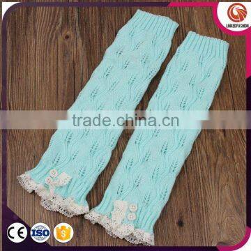 Women Knitted Jacquard Bow Boot Cuffs Toopers, Christmas Lovely Socks Short Leg Warmers photo-3