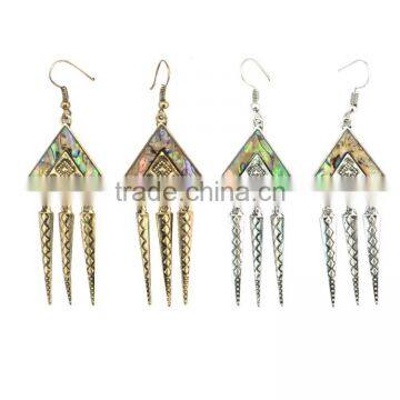 XP-TE-2155 Factory Price Stud Dangle Lady Seed Bead Tassel Earring photo-4