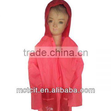 PVC hooded Poncho for children