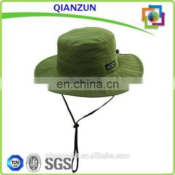 Custom Nylon Boonie Hat With Woven Label