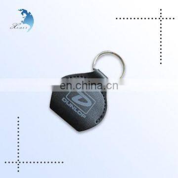 Custom design silk printing jeans leather patch label
