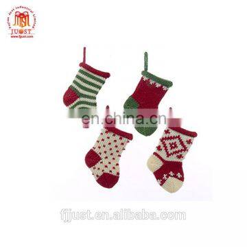 Home Decoration Ornament Gift Woollen Decorative Christmas Stockings