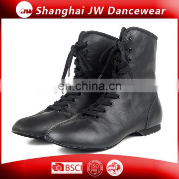 2017 New high quality genuine leather dance jazz boots