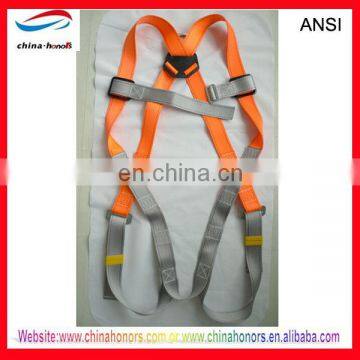 safety belt full body harness with lanyard