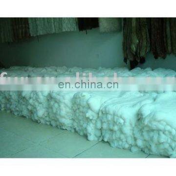 BY-T001 dressed rex rabbit fur skin, rabbit fur skin